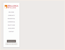 Tablet Screenshot of mallorcavillasph.com